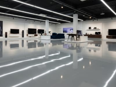 Commercial showroom specialty coating Camden NJ